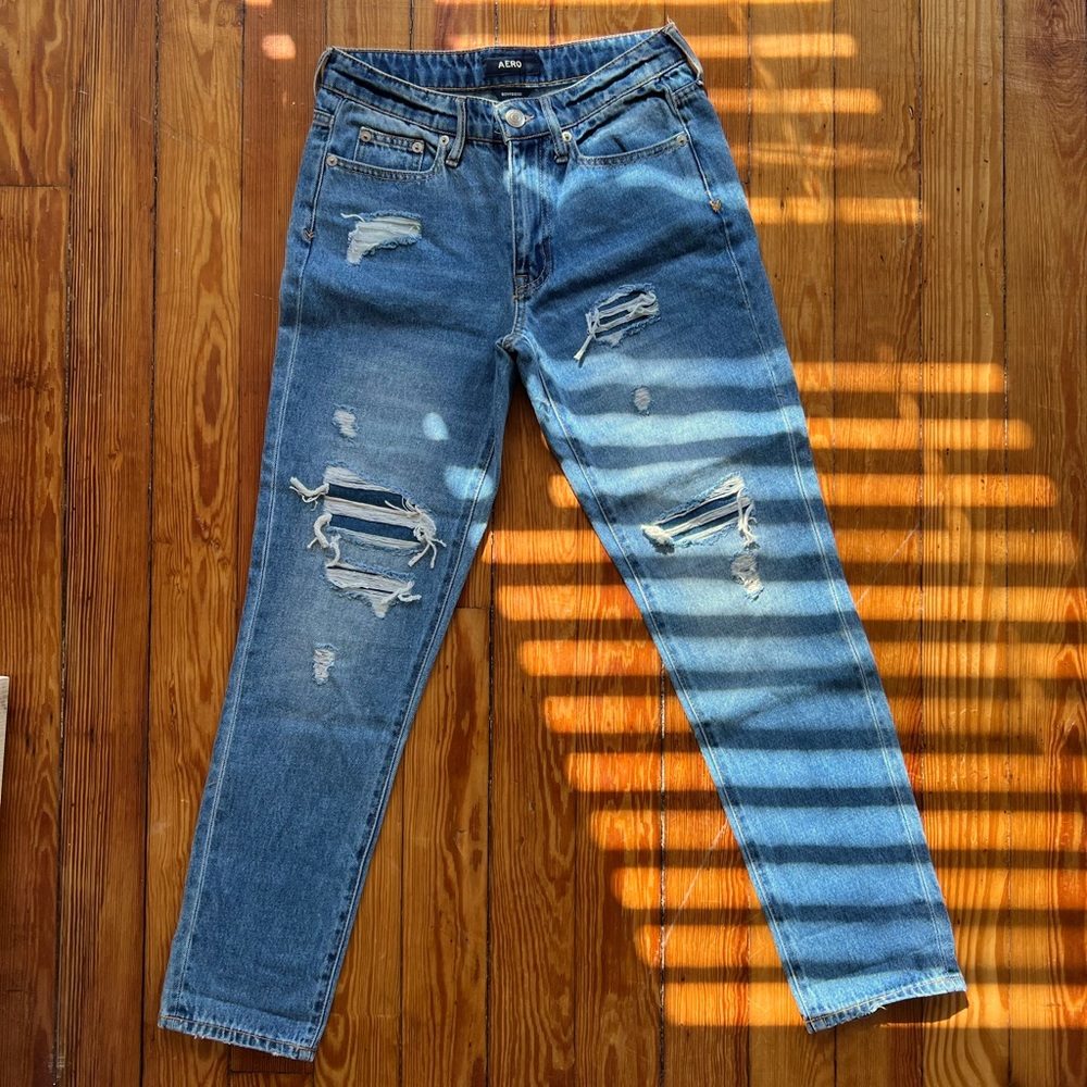 Aeropostale high rise boyfriend jeans